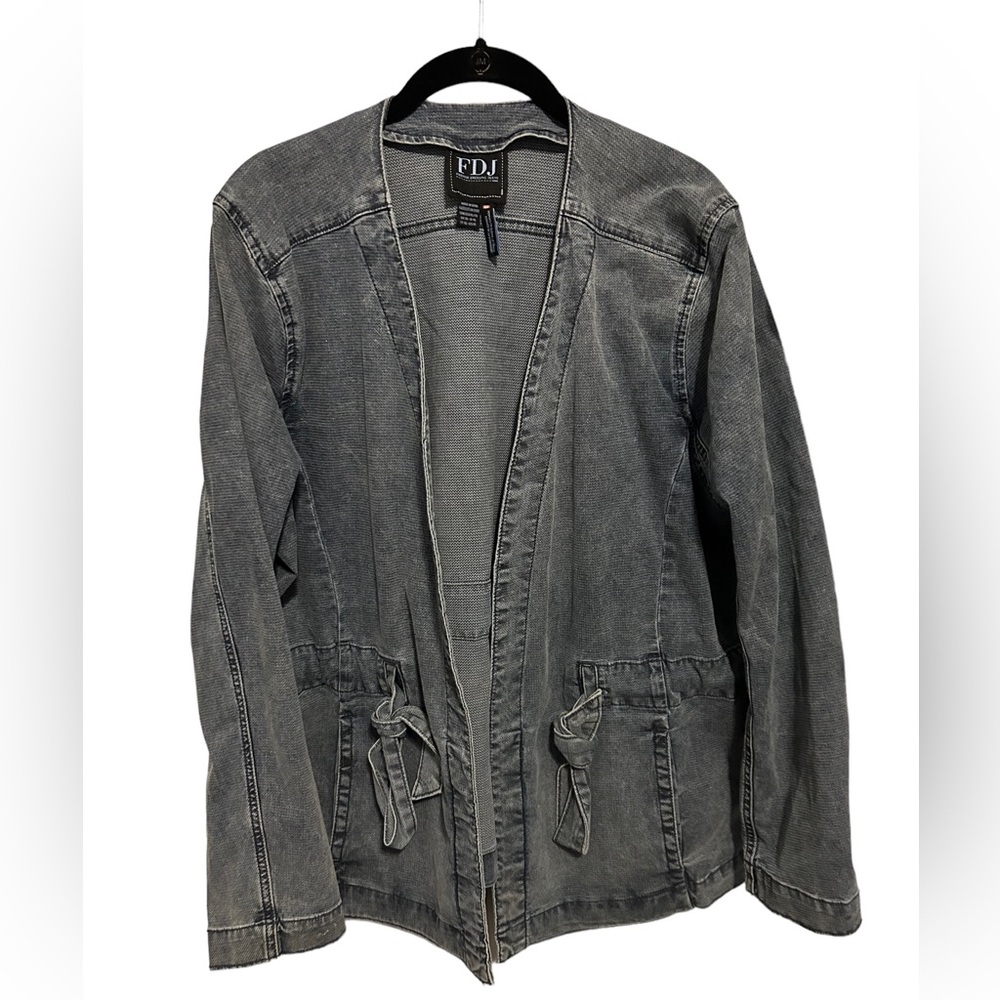 FDJ Denim Kimono Style Belted Jacket size X-Large